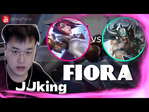 🔴 JJking Fiora vs Tryndamere (Best Fiora OTP) - JJking Fiora Guide GM