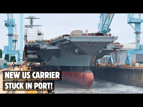 America’s New Most Advanced Carrier is Stuck in Port  | USS John F. Kennedy (CVN-79)