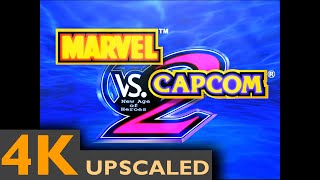 Marvel vs. Capcom 2 - INTRO ALL CHARACTERS - AI Upscaled [4K HD 60fps]