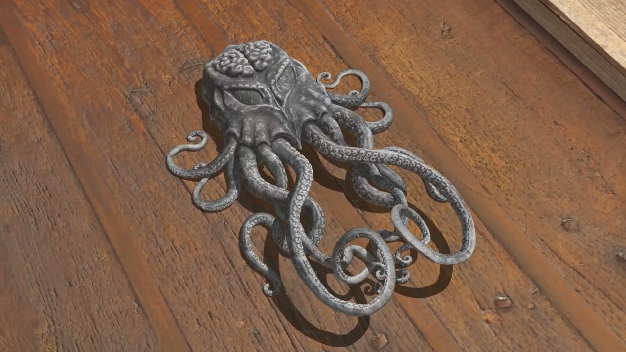 Cthulhu door knocker 3D Model