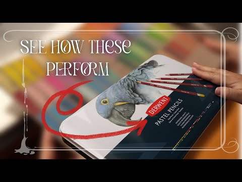 Derwent Pastel Pencils Swatch & Honest Review