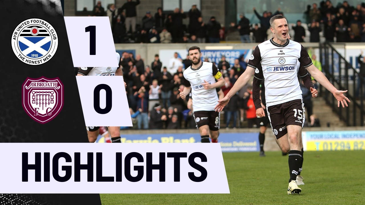 Ayr United vs Arbroath Highlights