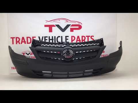 Fits Mercedes Vito W639 2010-2015 Front Bumper Dark Grey Textured No Pdc Or Fog Holes video