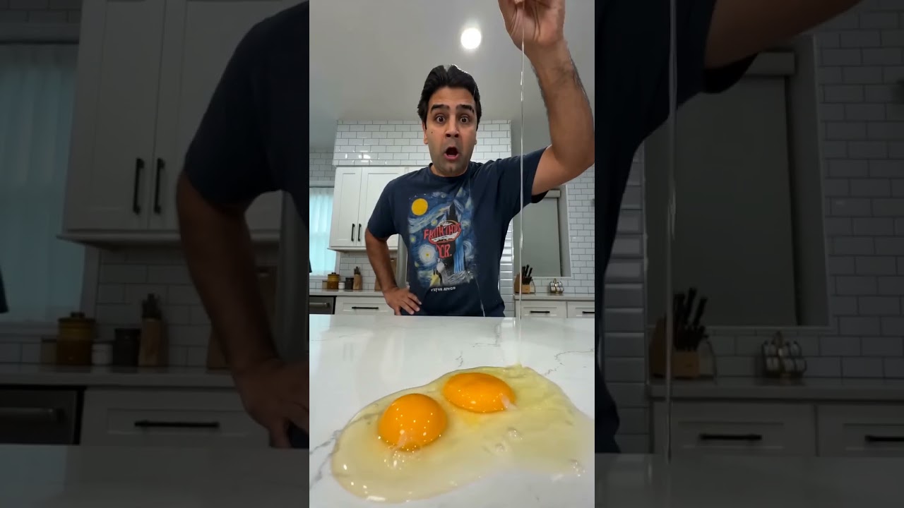 He Tried Cracking an Egg Like a Chef… Instant Regret 😂 #shorts