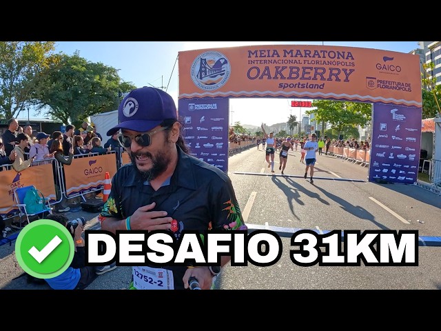 31 KM´S na Meia Maratona de Florianópolis Oakberry