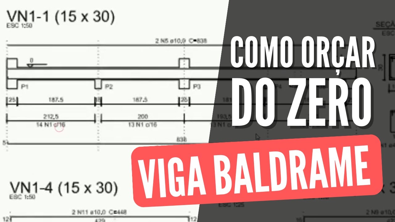 Como Orçar Viga Baldrame do Zero ao Preço Final