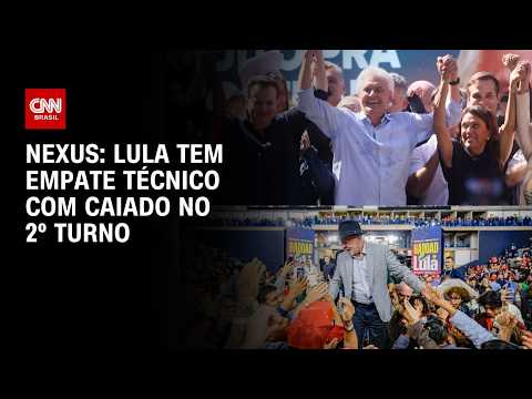 Nexus/BTG: Lula empata com Flávio, Caiado e Zema no 2º turno | BASTIDORES CNN