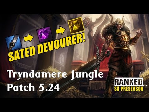 [5.24] Tryndamere Jungle vs Xin Zhao - Sated Devourer - RANKED