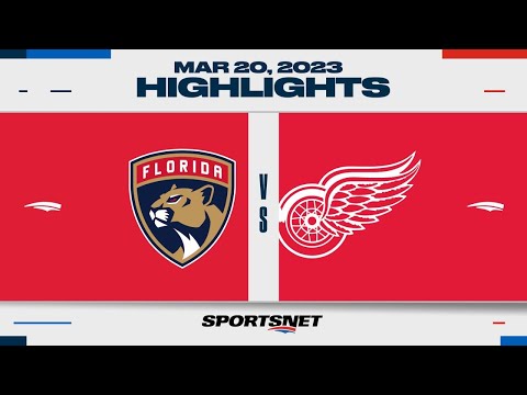 NHL Highlights | Panthers vs. Red Wings - March 20, 2023