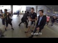 Steven Gerrard And Wife Alex Arrive At LAX Airport