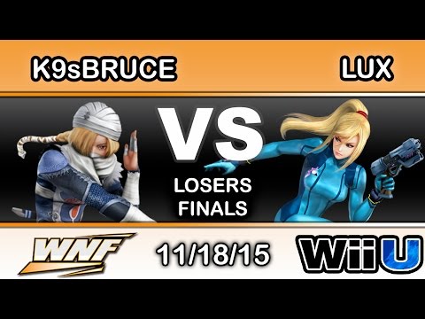 WNF S4E5 – DP | K9sBruce (Sheik) Vs. Lux (Zero Suit Samus) Losers Finals - Smash Wii U