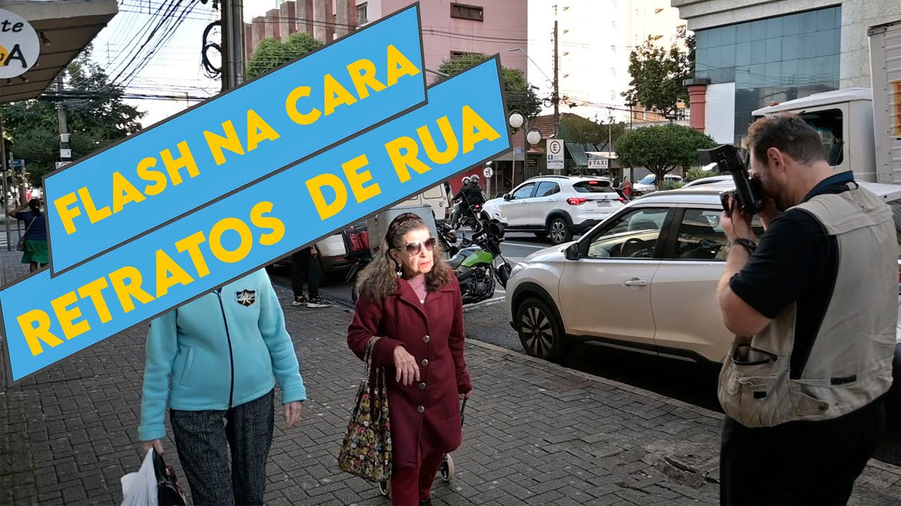 📸 Retratos de Rua com Câmera Analógica e Flash Direto na cara | Técnica e Dinâmica na Prática