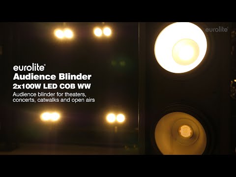 EUROLITE Audience Blinder 2x100W LED COB WW