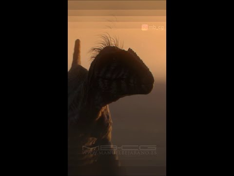 Concavenator 3d animation 'making of' #Shorts