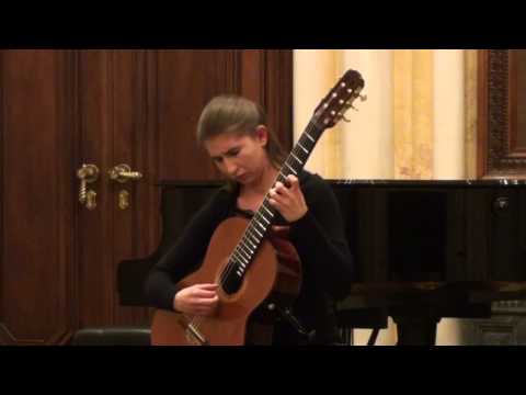 Petra Poláčková plays Francisco Tárrega: Cinco Preludios en Re, Pepita (Polka), Rosita (Polka)