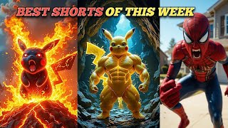 Best Spiderman Pikachu And Sonic Shorts Of This Week By @megnumyt😶‍🌫️😍| BEST STORY