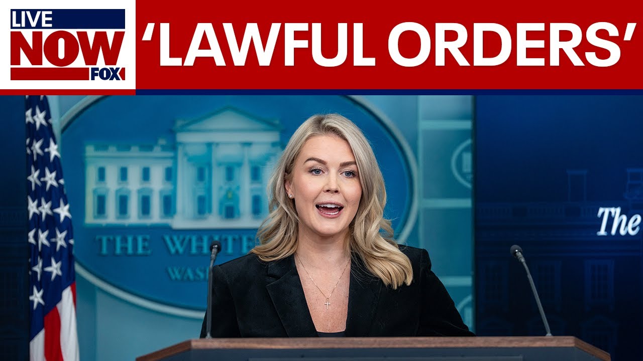Karoline Leavitt gives White House press briefing