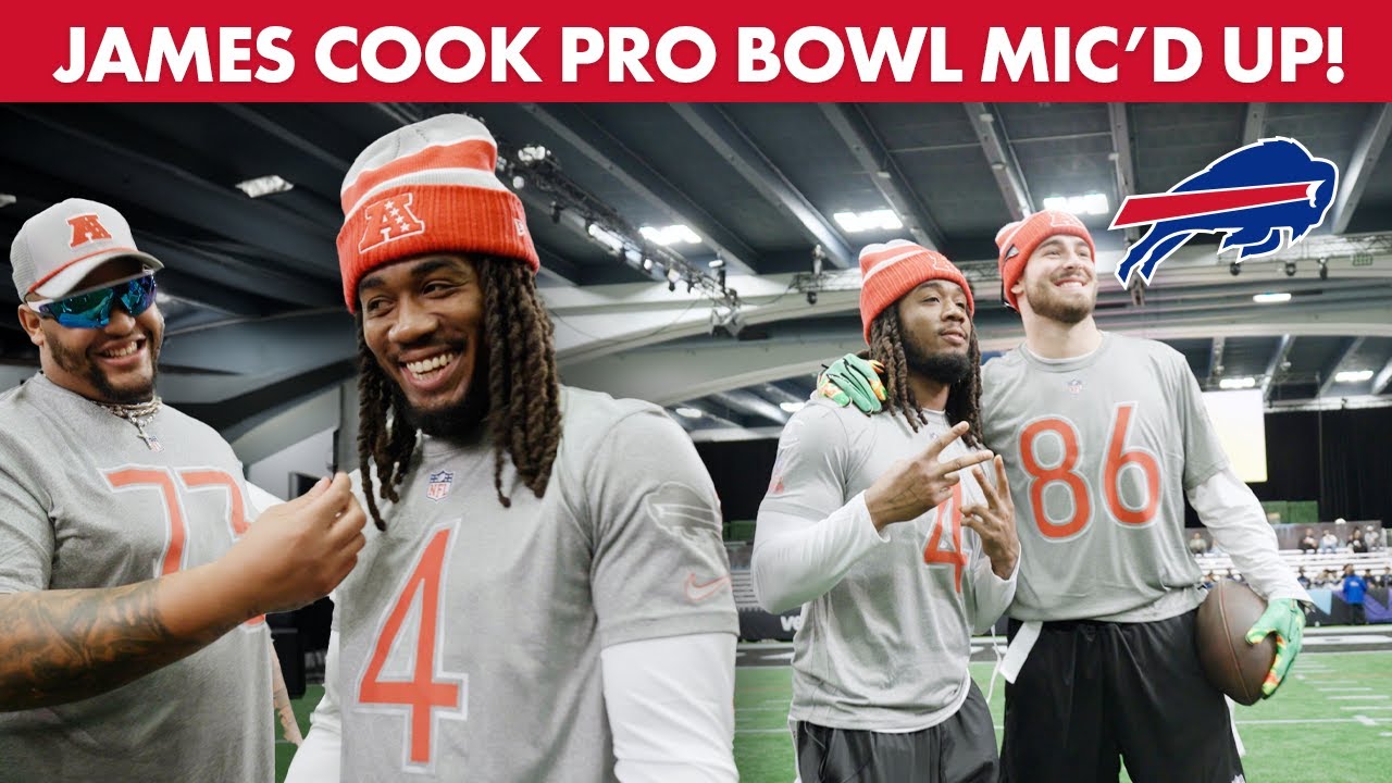James Cook Mic'd Up For 2026 Pro Bowl Games With Steve Young & Michael Vick! | Buffalo Bills