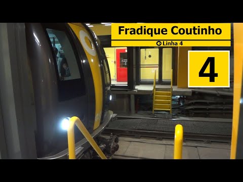 Metrô SP / ViaQuatro | Trens na estação Fradique Coutinho