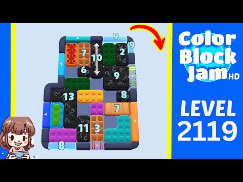 Color Block Jam Level 1217 (2119) Solution Walkthrough