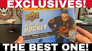 The best one! Opening a 2021-22 Upper Deck Series 1 Hockey MEGA BOX!