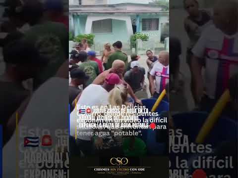 🇨🇺🚨 ¡GRAVE CRISIS DE AGUA EN LA HABANA! VECINOS DEL COTORRO EXPONEN LA FALTA DE AGUA POTABLE 🛑