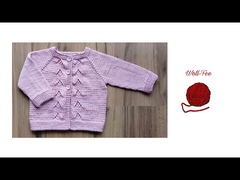 Babyjacke Gr. 62/68, Schritt für Schritt Anleitung, siehe Beschreibung für andere Größen