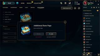 How to get more Rune Pages - League of Legends