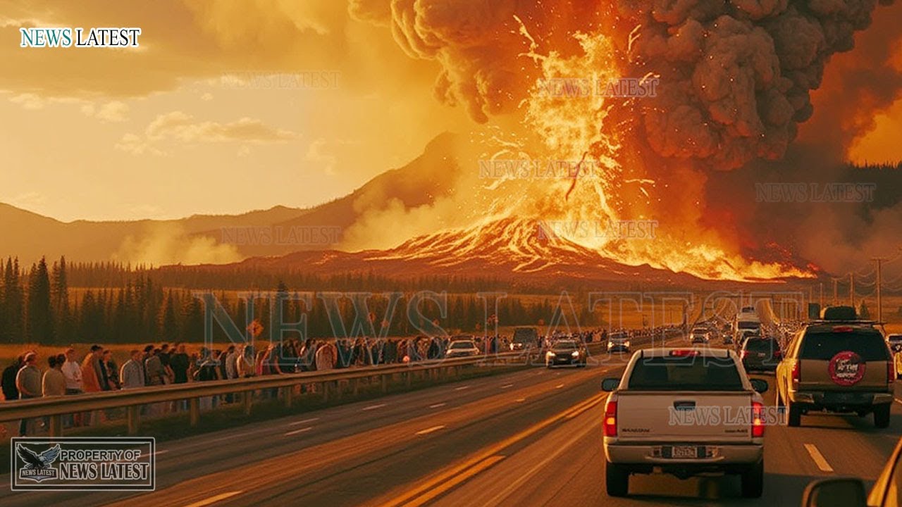 Horrible Today: Live Footage Huge in Yellowstone volcano erupts with Deadly Force! Milions in fear