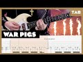 Black Sabbath War Pigs Guitar Tab Lesson Cover Tutorial