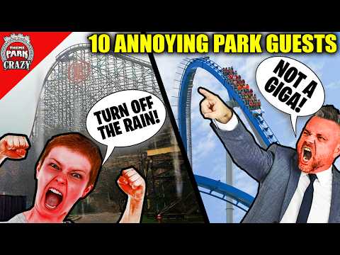 Top 10 ANNOYING Theme Park Guests