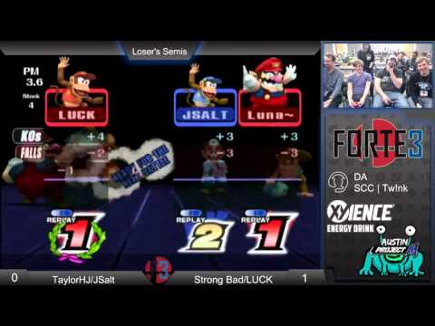 Forte 3-TaylorHJ/JSalt (Blue) vs Strong Bad/Luck (Red) LSFs