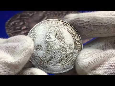 Gustav II Adolf, OSNABRÜCK, Taler 1633 - Tilltalande exemplar från Roberto Delzanno Numismatik