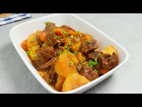 Receta de carne guisada en olla lenta: cómo hacer una carne sabrosa y tierna.