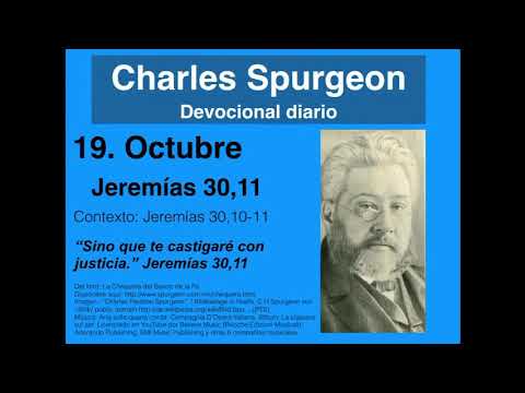 Jeremías 30,11. Devocional de hoy. Spurgeon en español.