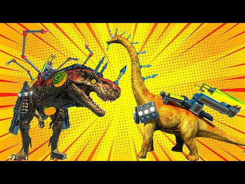 Dinosaurs armored team - Animal Revolt Battle Simulator New Update