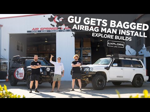 FULL AIR RIDE SUSPENSION ON A GU PATROL!! EXPLORE BUILDS EP- 5