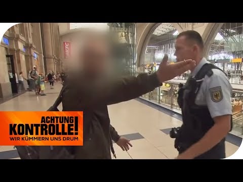 Pöbeln im Bahnhof! Polizei muss vorsichtig sein! | Achtung Kontrolle | kabel eins