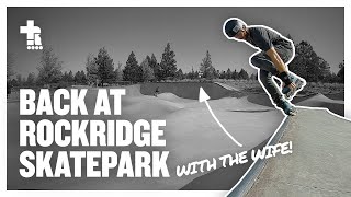 Aggressive Inline Skating with My Wife | Rockridge Skatepark Bend, OR | Aggressive Inline Skating