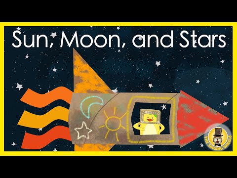 Sun, Moon, and Stars | The Singing Walrus | Songs for kids
