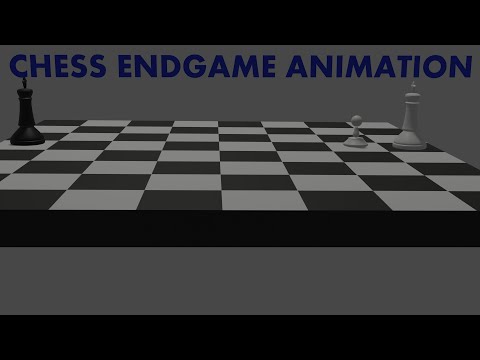 CHESS ENDGAME  KING +PAWN VS KING ANIMATION
