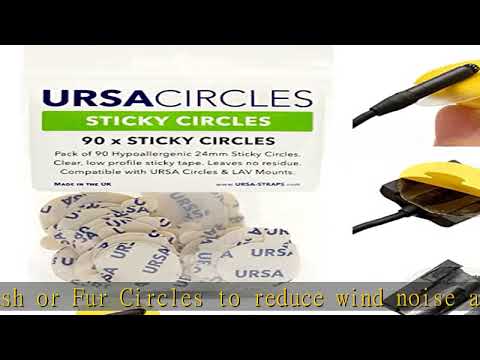 URSA Sticky Circles for lavalier Lapel lav Microphones Like Lectrosonics, Sennheiser, Shure and Com