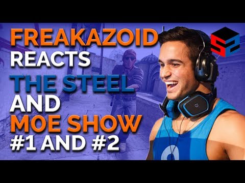 FREAKAZOID REACTION  - THE STEEL & M0E SHOW   #1 AND #2