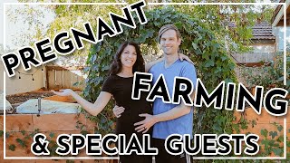 Special Guests, Pregnant & Backyard Farming (these are the good old days) VLOG