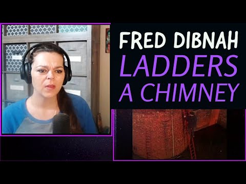 Fred Dibnah  Ladders a Chimney  ~  REACTION  ~  Wow!