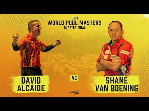 David Alcaide vs Shane van Boening | 2019 World Pool Masters Quarter Final