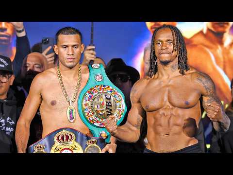 David Benavidez vs Anthony Yarde - FULL weigh In & Face Off Video