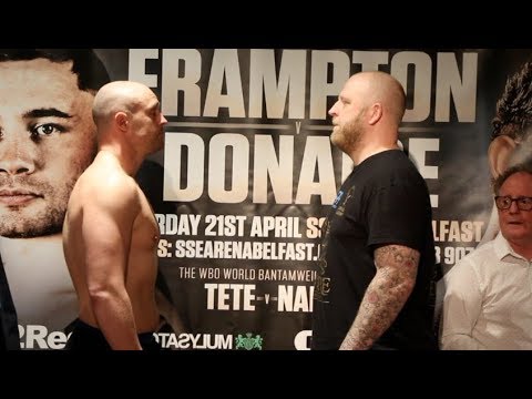 THE BIG BOYS! - ALEX DICKINSON v LEE CARTER - OFFICIAL WEIGH IN (BELFAST) *HEAVYWEIGHT CLASH*
