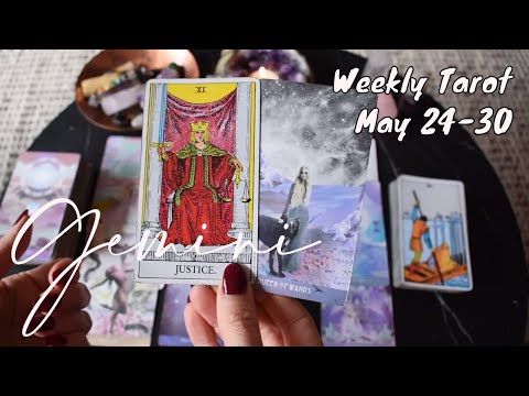 GEMINI WEEKLY TAROT | GET READY... JUSTICE BRINGS BIG CHANGES GEMINI! ~ May 24-30
