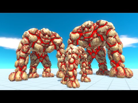 NEW LAVA GOLEM vs EVERY UNIT - Animal Revolt Battle Simulator New Update